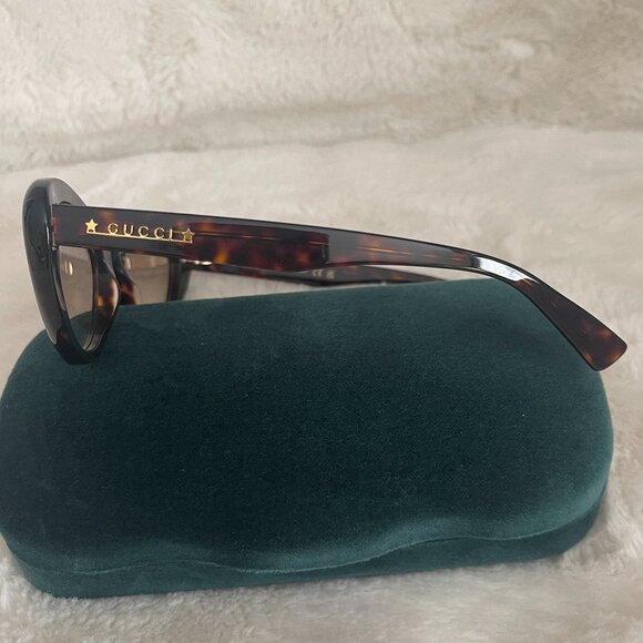 Gucci GG1170S 002 Havana/Gradient Brown Cat-Eye Women\'s Sunglasses main image 5